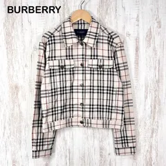 BURBERRY LONDON バーバリーロンドン ノバチェック ストレッチ デニムジャケット ベージュ レディース
