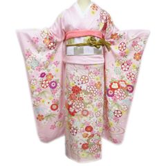 正絹お振袖 8点フルセット ピンク系 LLサイズ 美品 - メルカリ