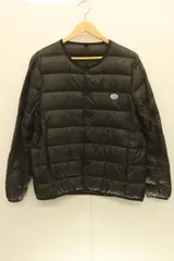 【中古】 TAION メンズダウンジャケット XL SHIPS別注 ダウンジャケット TAION XL 黒 ブラック ワッペンのサムネイル