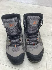 U4 MIZUNO ミズノ トレッキングシューズ 25.5㎝ 登山 グレー　現状品