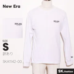 訳あり New Era トップス Tシャツ　長袖　ロゴプリント　バックプリント　袖刺繍