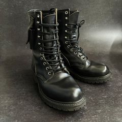 極美品 00s MIDAS 2way スタッズ レザー バルカンブーツ M - メルカリ