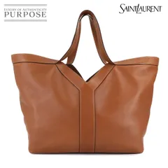 新品同様 サンローラン SAINT LAURENT Y トート バッグ レザー ブラウン 817602 Y Tote Bag 90320630のサムネイル