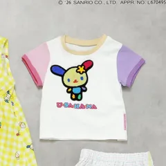 サンリオキャラクターズ　サガラワッペンTシャツ　BREEZE J307716　レインボー