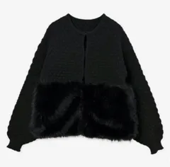 【美品】maison de dolce. メゾンドドルチェ　ファーリーニット maison de dolce ♡ファーリーニット 【公式通販】