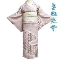 ○507mt3○夏物 破陣楽 御召 紋紗 花びら文 ふくよかトール - メルカリ