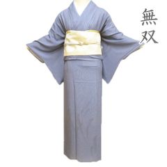 みかん♡様専用 美品 夏着物 正絹 変則絽 一つ紋 居敷当て付 色無地