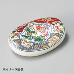 【新品】間取花鳥錦長丸箸置