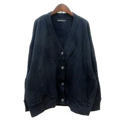 アーバンリサーチ URBAN RESEARCH カーディガン 裏起毛 F 紺 ネイビー /MN