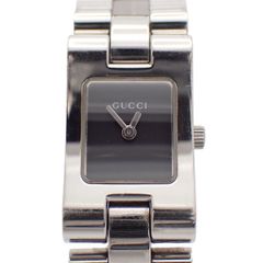 グッチ 3900L SS ゴールド クオーツ レディース ゴールド GUCCI - グッチ 3900L SS ブラック ゴールド 黒文字盤 クオーツ 腕時計