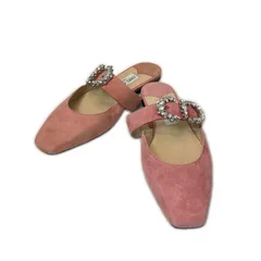 JIMMY CHOO(ジミーチュウ) サンダル ピンク レディース【中古】