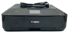 s1003【ジャンク】Canon PIXUS MG7530 キャノン ピクサス A4 インクジェット複合機 ブラック サポート番号1256 6000表示 通電確認済み 修理前提 部品取り プリンターのサムネイル