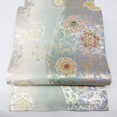 袋帯 唐草模様 やまと扱い 正絹 お太鼓柄 ガード加工済 D710 - メルカリ