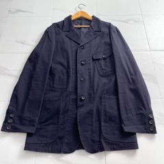 Y's for men tailored jacket cotton Navy
