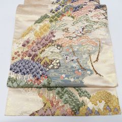 超美品）プラチナ箔本金箔壱阡八百口織 - メルカリ