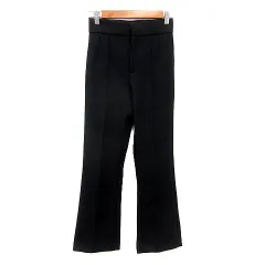 ザラ ZARA ワイドパンツ スラックス XS 黒 ブラック /MN