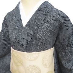 正絹 江戸更紗 小紋 二代目更甚 未使用 トールサイズ❣️ - メルカリ
