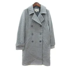 ユナイテッドアローズ A DAY IN THE LIFE UNITED ARROWS チェスターコート ダブル 総裏地 ウール 36 S グレー /MN