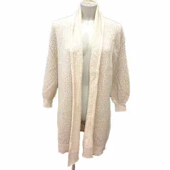 プロポーション ボディドレッシング PROPORTION BODY DRESSING ロングカーディガン ニット 前開き 長袖 FR ベージュ /YK