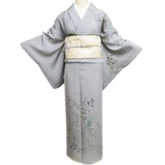 単衣夏着物】しつけ付き絽付下げ訪問着 裄丈67 - メルカリ