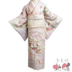 美品 正絹紋意匠京友禅振袖7点フルセット - メルカリ