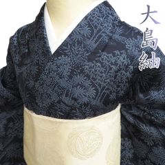 〇606mt74〇夏物 紬 雪輪源氏車 飛び柄 黒〇美品 〇606mt74〇夏物 紬 雪輪源氏車 飛び柄 黒〇美品 - メルカリ