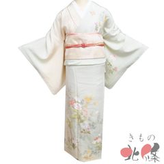 着物と帯 時流】SK26704◇正絹 夏着物 訪問着◇駒絽 手描きトール 