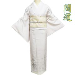 【未使用品】近江ちぢみ 広衿 麻100% 証紙付き 麻100% 名古屋帯セット 未使用品】近江ちぢみ 広衿 麻100% 証紙付き 麻100% 名古屋帯セット