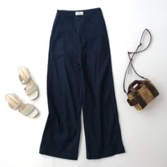 JOURNAL STANDARD relume ジャーナルスタンダードレリューム ワイドベイカーパンツ ネイビー (35Y＋2617)26H