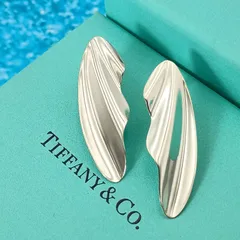TIFFANY&Co.  ティファニー ハイタイド フェザー　イヤリング　両耳　レディース　シルバー925　 オールドティファニーのサムネイル