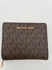 マイケルコース　MICHAEL KORS　二つ折り財布　ブラウン