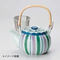 【新品】三色十草U付6号土瓶(有田焼)