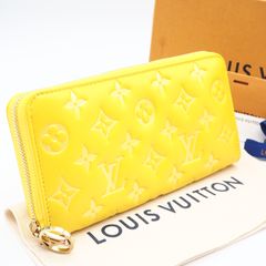 【超激レア】LOUIS VUITTONモノグラム ヘリテージ イエロー 長財布 中古・古着通販】LOUIS VUITTON (ルイ ヴィトン) 長財布 イエロー