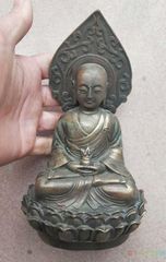 仏教美術 仏頭 装飾品 工芸品 美術品 置物 上品】仏頭 置物 仏教美術 工芸品 インテリア zw427 - メルカリ