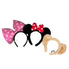 186000 現状品 Disney ディズニー カチューシャ　セット ３点まとめ売り