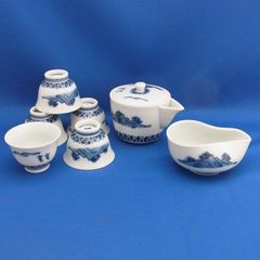 道八製 青華煎茶器セット 共箱 東Y8-0508④トヒチサ - メルカリ