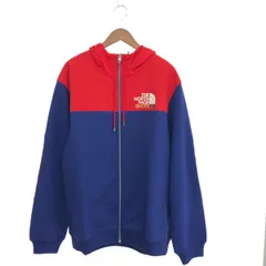 GUCCI グッチ ジップアップパーカー/ノースフェイスコラボ サイズ:L  641462   レッド/ネイビー メンズ / 240001185069