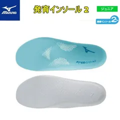 【定形外郵便で全国送料無料!代金引換購入不可／配達日時指定不可】MIZUNO ミズノ 発育インソール 2 (ジュニア)[K1GU170101］