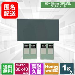 【親和産業 正規品】PERIHELION PHASE CHANGE MATERIAL EXTRA SIZE MNM-PTMP-H79ES【Honeywell製 PCM】(80x40mm GPU向けエクストラサイズ)　グリスシート