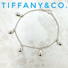 希少 ティファニー ティアドロップ 5連 ブレスレット 925 - メルカリ