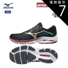 種類7：ブルー×ゴールド×オレンジ/27.5cm 【日本全国送料無料！】MIZUNO(ミズノ) WAVE RIDER 24 (ウエーブライダー24) メンズ ランニングシューズ [J1GC200342]