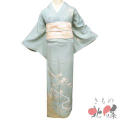 着物と帯 時流】ポ26190s◇洗える着物 小紋二点セット◇ミモザ 未使用 