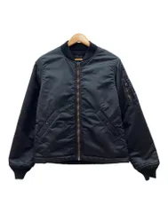 ラディアル RADIALL Flight Jacket フライト ジャケット エアフォース ジップアップ MA-1 ミリタリー アウター 黒 RAD-15AW-JK006 ジャケット 無地 ブラック Sサイズ 104MT-3060のサムネイル