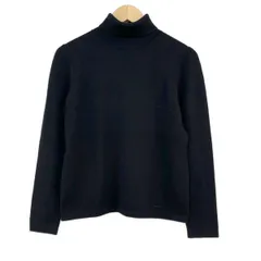 Burberry LONDON(バーバリーロンドン) 長袖セーター サイズ4 XL レディース美品  - 黒 タートルネック/カシミヤ