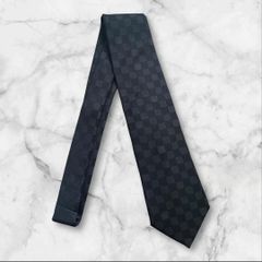 Louis Vuitton ルイヴィトン ネクタイ ダミエ LVロゴ 高級シルク