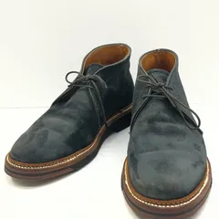 【加古川店】 中古 ALDEN | オールデン ブーツ ×blue blue SUEDE CHUCKA BOOTS 13790 ネイビー 【127】 加古川店】 中古 ALDEN | オールデン ブーツ ×blue blue SUEDE CHUCKA