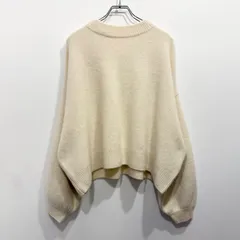 ELENDEEK エレンディーク FOX WOOL KT フォックスウールニット セーター プルオーバー  オフホワイト アイボリー【送料込み】のサムネイル