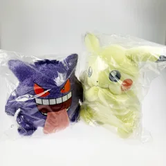 一番くじ ポケモン A賞 ゲンガー・等身大ピカチュウ ぬいぐるみ 未開封品