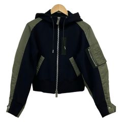 極美品】sacai SpongeSweat x NylonTwill フーディ - メルカリ