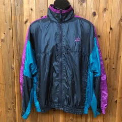 90's NIKE ナイキ メンズ ヴィンテージ ナイロンジャケット 銀タグ オーバーサイズ シルエット スポーツ ヴィンテージ古着